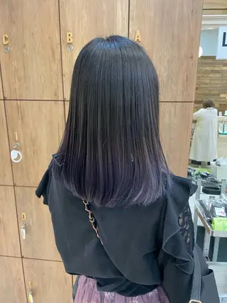 ミディアム 透明感color吉田 沙羅のヘアスタイル