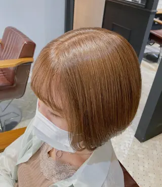 ショート カラー ヘアアレンジ 山﨑 まなかのヘアスタイル
