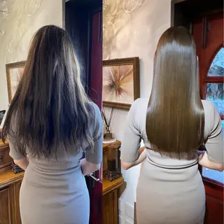 ロング カラー Reve所属・那須野 美月のヘアスタイル