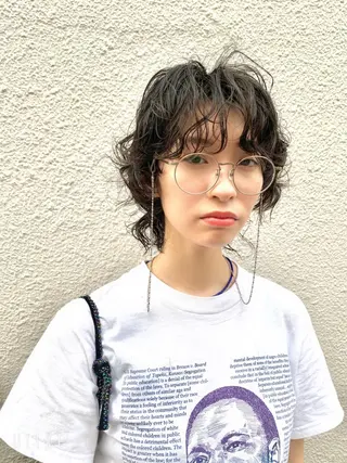 ショート パーマ よしだ とおいのヘアスタイル