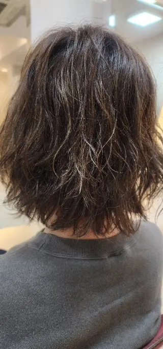 ミディアム カラー パーマ hairmake Juinのヘアスタイル