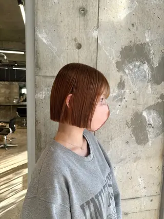 ショート カラー BUSH所属・BUSH なかじませりなのヘアスタイル