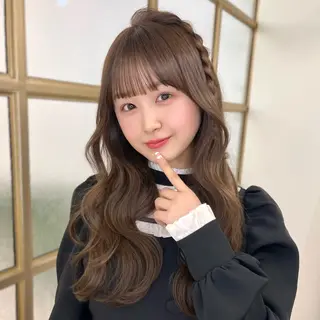 セミロング カラー i.+omotesando所属・🪞レイヤー/暖色カ ラー🧸mai🎀のヘアスタイル