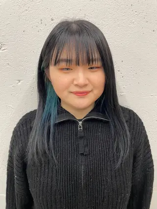 カラー suzu 🤍 【 grace 】のヘアスタイル