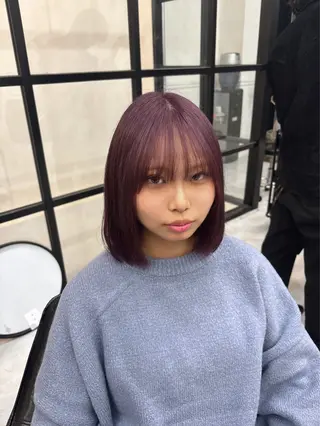 カラー MaisonHALU 松浦光咲のヘアスタイル