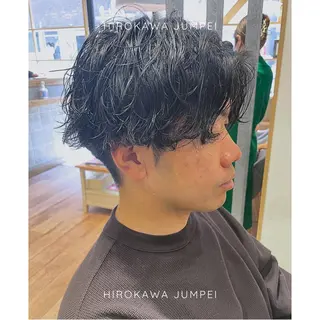 ミディアム 【メンズ特化】 廣川ジュンペイのヘアスタイル