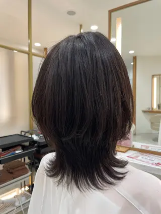 ミディアム 中田 瞳真のヘアスタイル