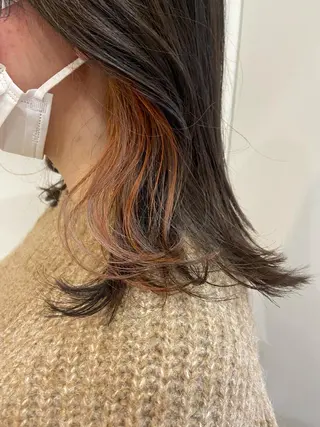 セミロング ボブ/透明感カラー 🧸YUI❤️のヘアスタイル