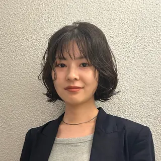 ミディアム パーマ 🌿ボブ パーマ高橋啓太🌿のヘアスタイル