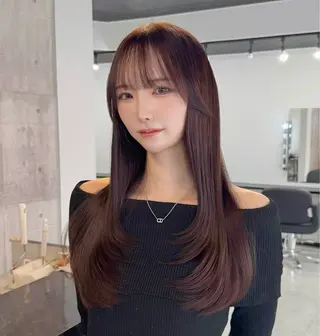 ロング レイヤー・ブリーチ kiyotoshiのヘアスタイル