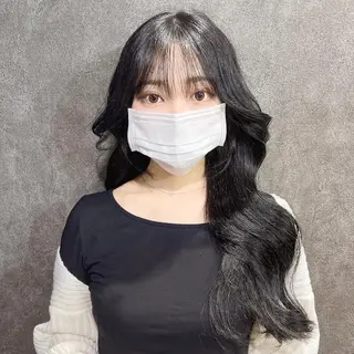 ロング カラー 韓国レイヤー/ 顔周り💕田中将吾のヘアスタイル