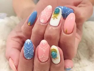 ネイル 東 千夏のネイルデザイン