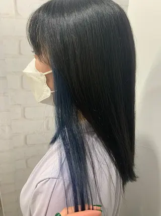 ミディアム カラー hair living　Liko 池袋西口店所属・しば たのヘアスタイル