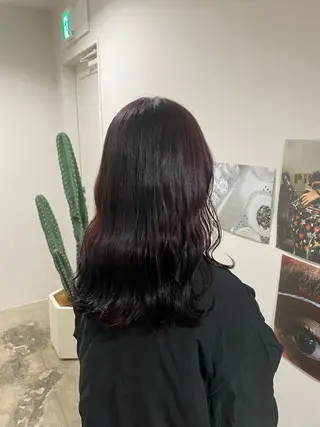 セミロング 透明感/寒色/暖色/ sayakaのヘアスタイル