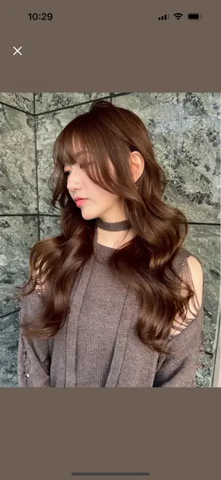 ロング 🎀 うる艶透明感 カラー / 錦糸町のヘアスタイル