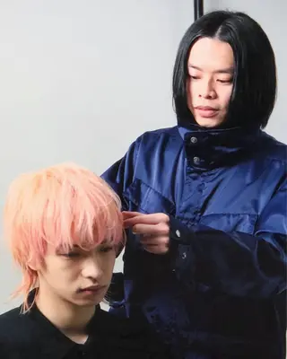 ミディアム カラー メンズ 優作 〜圧倒的信頼〜のヘアスタイル