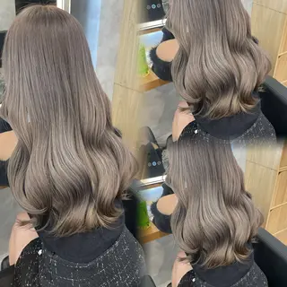 ロング カラー ヘアアレンジ 透明感カラー/推しカ ラー☁️JURAのヘアスタイル