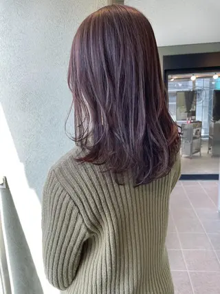 セミロング カラー HIROKI ” stylistのヘアスタイル