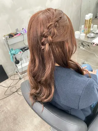 ヘアアレンジ 速水 ゆきののヘアスタイル