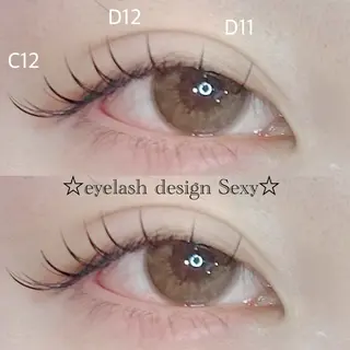 マツエク・マツパ AXSIA EYELASHのマツエク・マツパデザイン