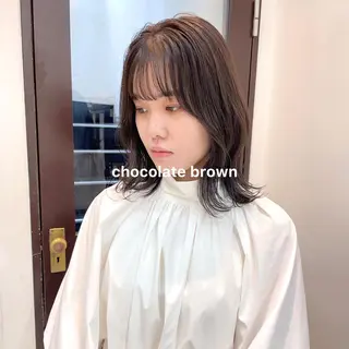 カラー 暖色カラー推し/ トヤエリコのヘアスタイル