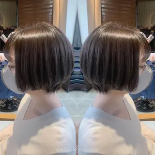 ショート カラー 韓国🇰🇷 ✂︎hair 内田愛のヘアスタイル