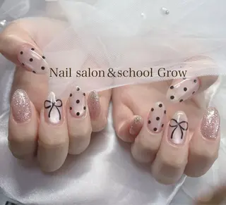ネイル 認定講師／歴20年 パラジェル　Growのネイルデザイン