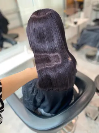 カラー 透明感ラベンダー/ レイヤー/表参道のヘアスタイル