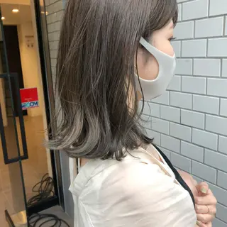 ミディアム カラー GO TODAY シェアサロン 原宿本店所属・ボブ/レイヤー/ パーマ/淀川 純のヘアスタイル