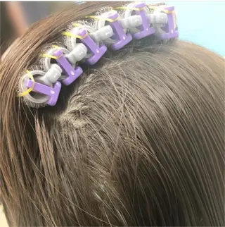 パーマ 美髪矯正/艶カラー ボブ/栄/鐘ヶ江純也のヘアスタイル