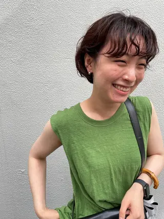 ショート さの あやねのヘアスタイル