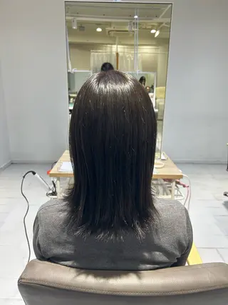 ミディアム 韓国ヘア ‎⟡.·KANA🐥のヘアスタイル