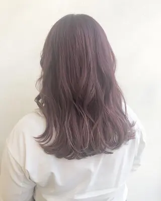 セミロング カラー nakahara madokaのヘアスタイル