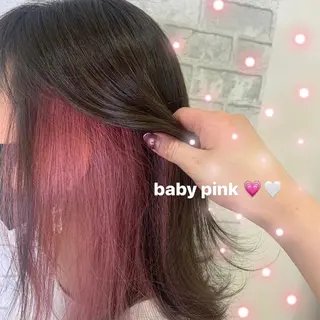 ミディアム カラー Hana ♡ marshu梅田のヘアスタイル
