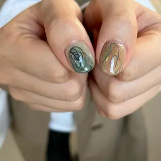 ネイル nail salon O (en)所属・vegh. nail／阿波座のネイルデザイン