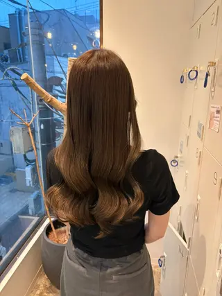 ロング カラー NATSUMI 🐻❄️🤍のヘアスタイル