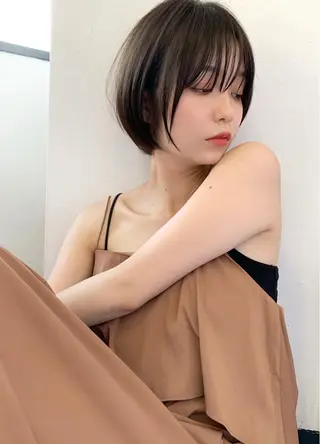 ショート 縮毛矯正/ショート/ レイヤー/畑中正敏のヘアスタイル