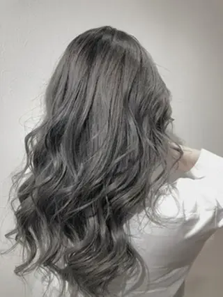 ロング カラー ヘアアレンジ Device ディバイスのヘアスタイル