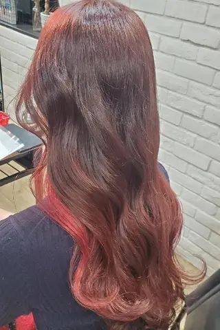 ロング カラー パーソナルカラー 診断🍀マリンのヘアスタイル