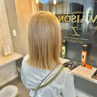 ミディアム カラー 菊地　智 【LAZO】千歳船橋のヘアスタイル