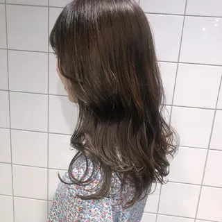 セミロング カラー ❤️sai❤️ official❤️のヘアスタイル