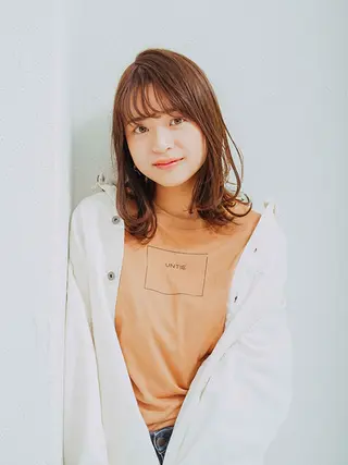 セミロング ✨siesta‪✨ momoko.＊のヘアスタイル