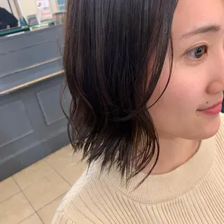 ミディアム カラー 山下 直人のヘアスタイル
