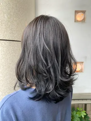 ミディアム カラー 統括マネージャー/ 髪のドクター/前原悟のヘアスタイル