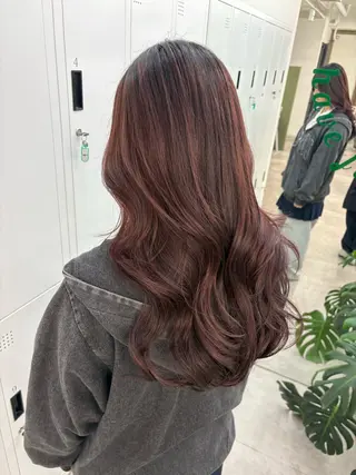ロング 綾乃/デザインカラー /ハイトーン/ボブのヘアスタイル