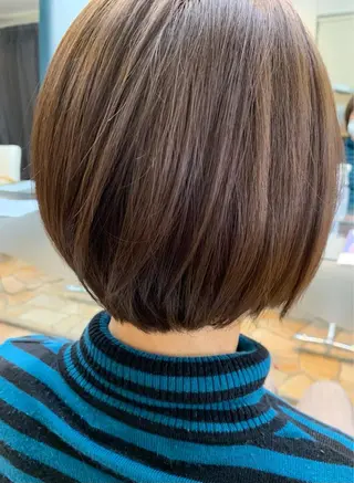 ショート カラー ハットリ /北習志野のヘアスタイル