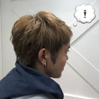 ショート カラー メンズ 🌺ウルフカット職人 新垣渚🐺のヘアスタイル