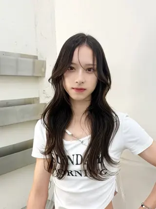 ロング 🦋韓国系指名No1 店長/圓山 祐也🦋のヘアスタイル