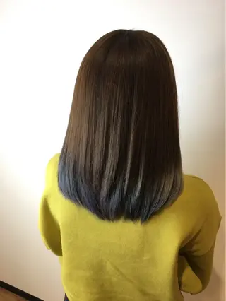 セミロング カラー ✨ショート/ボブ 縮毛矯正✨アキラのヘアスタイル