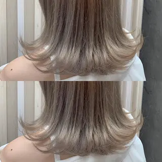 セミロング 💖レイヤー×美髪 💖momoのヘアスタイル